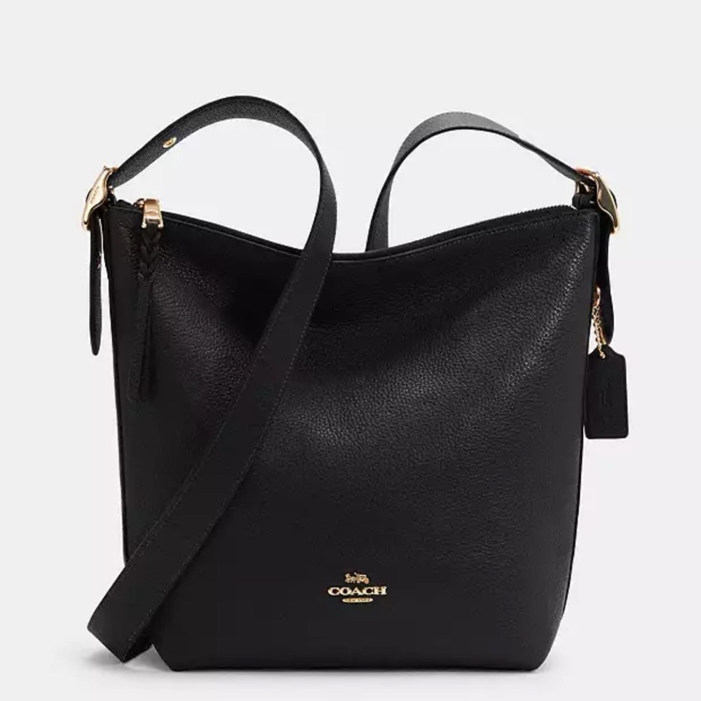 Coach Black Leather Women's Bag